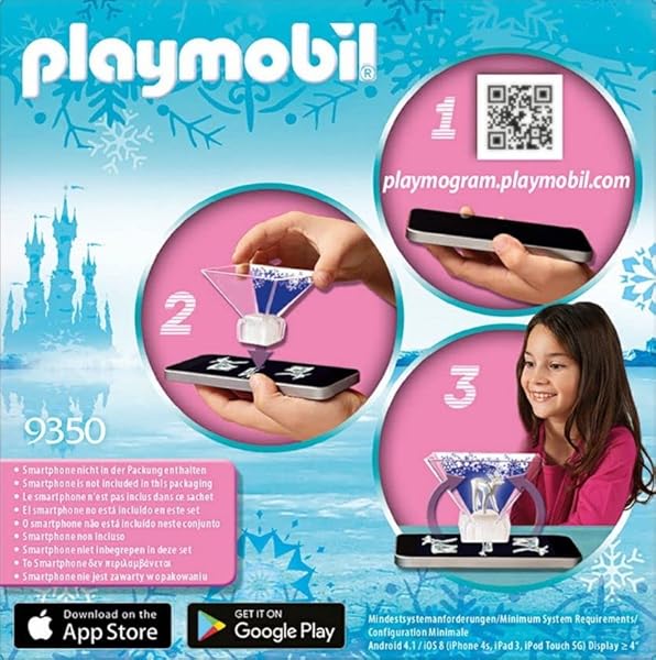 Playmobil Playmobil 9350 Magic Playmogram 3D Ice Crystal Princess Fun Role Play Set for Kids Ages 4 and Up - View 3 of 3