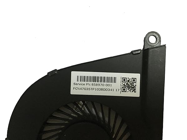 sywpart HK-Part Replacement Cooling Fan for HP Omen 15-AX Series - P/N 858970-001 - View 4 of 4