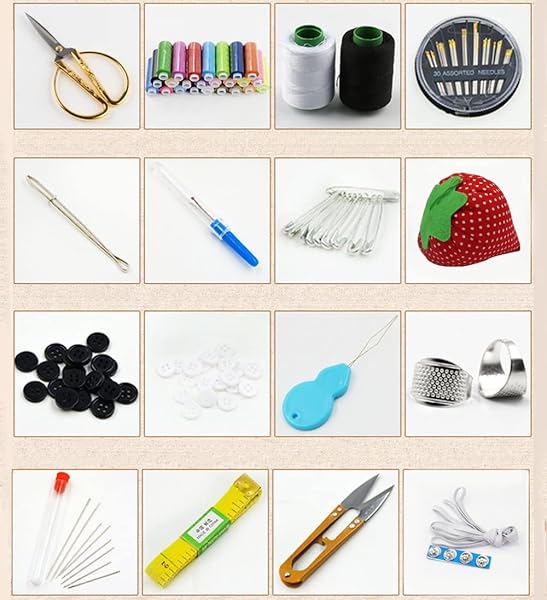 Flytreal Flytreal Retro Dandelion Sewing Kit Box - Complete Home Repair Tool Set for Beginners & All Ages - View 7 of 7