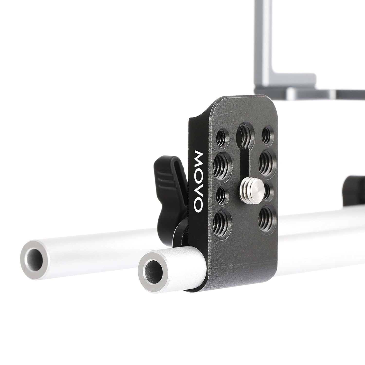 Movo Movo CAB1000 Modular Rod Clamp Adapter for Cameras Monitors Recorders 2 Pack with 15mm Mounting Threads - View 7 of 8
