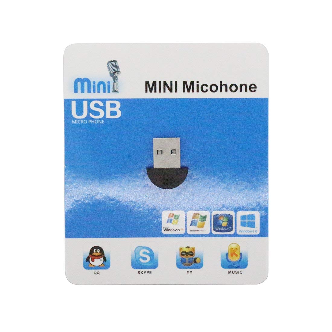 Mini USB Microphone for Chat and Skype Ideal for Desktop and Laptop PC Use - View 7 of 7