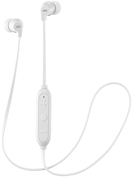 JVC JVC HAFX21BT Wireless Bluetooth In Ear Headphones with Powerful Sound White