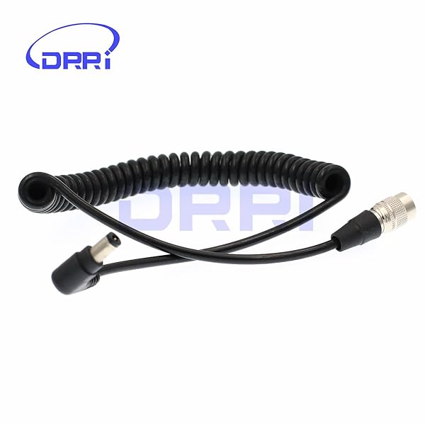 DRRI DRRI Right Angle DC to Hirose 4pin Male Cable for ZOOM F8 Sound Device 633 644 688 Recorder - View 5 of 5