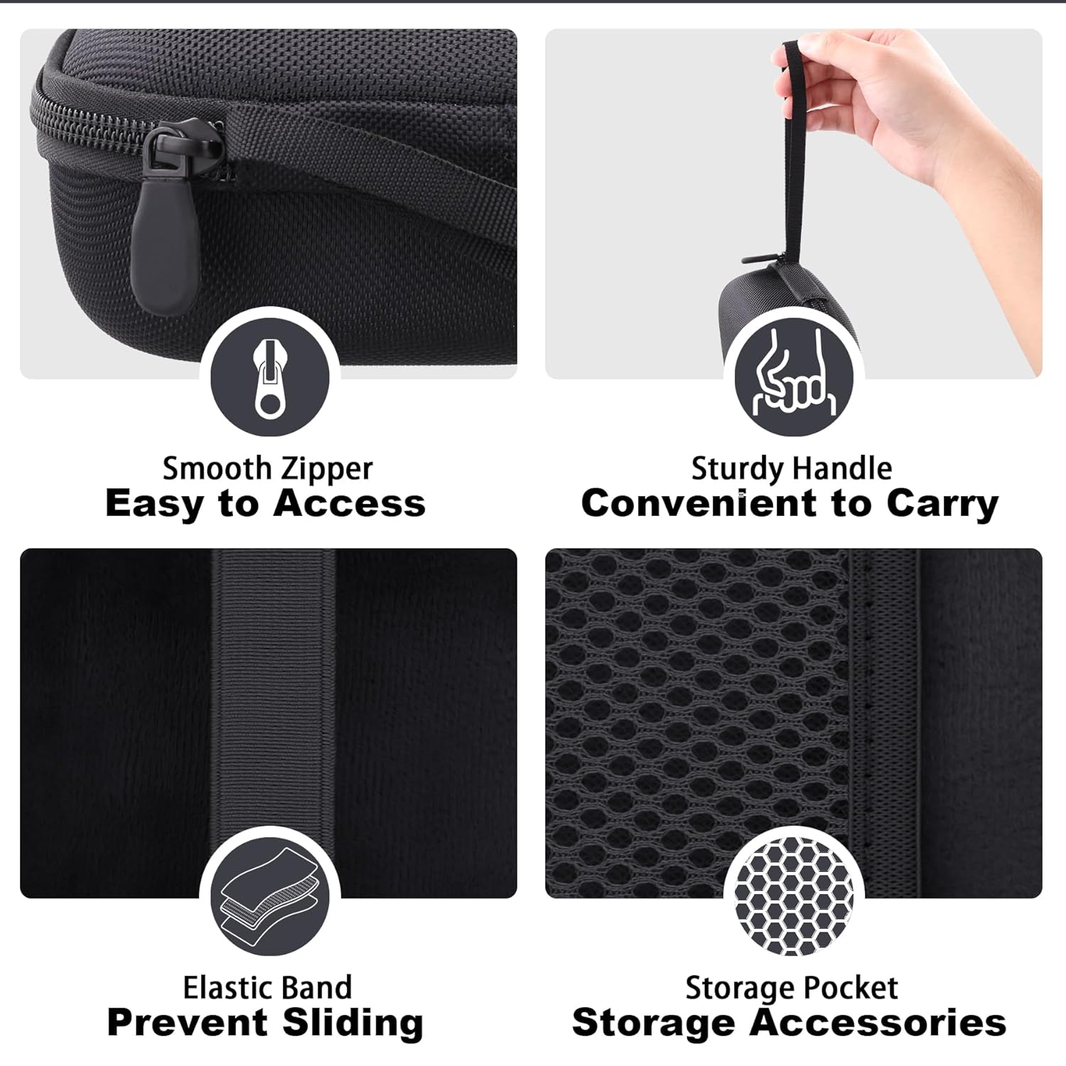 Aenllosi Aenllosi Case for Bose SoundLink Micro Bluetooth Speaker Midnight Blue Storage Organizer Case Only - View 3 of 9