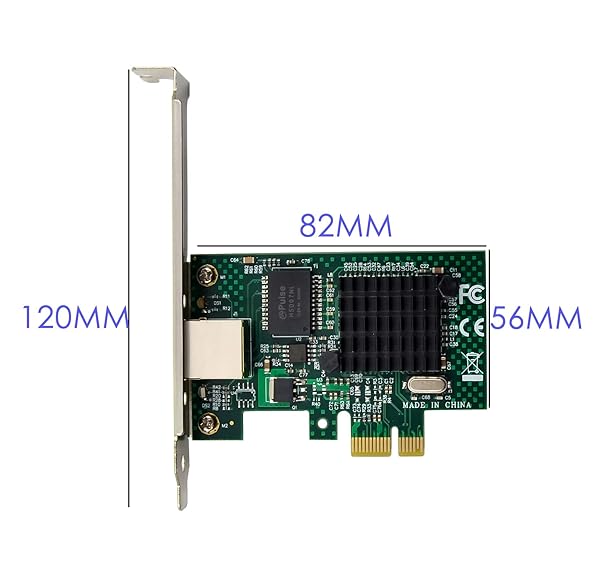 ULANSeN TOTOVIN Broadcom NetXtreme Gigabit PCI-E Network Card BCM5751 10/100/1000Mbps for Fast and Reliable Desktop Connectivity - View 7 of 9