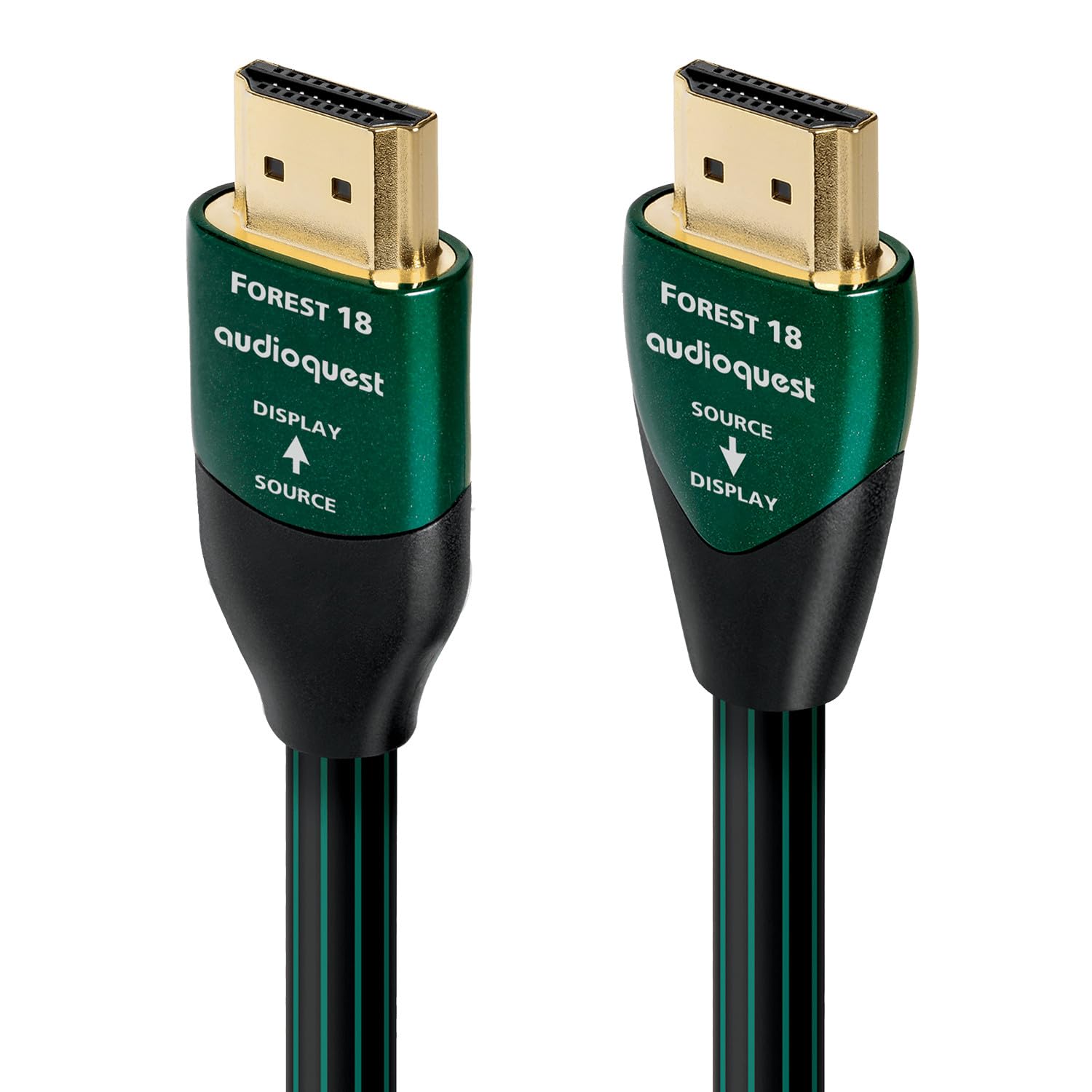 AudioQuest 12.5m Forest 18 HDMI Cable 4K 8K Ultra HD High Speed In Wall Rated 18Gbps HDR eARC