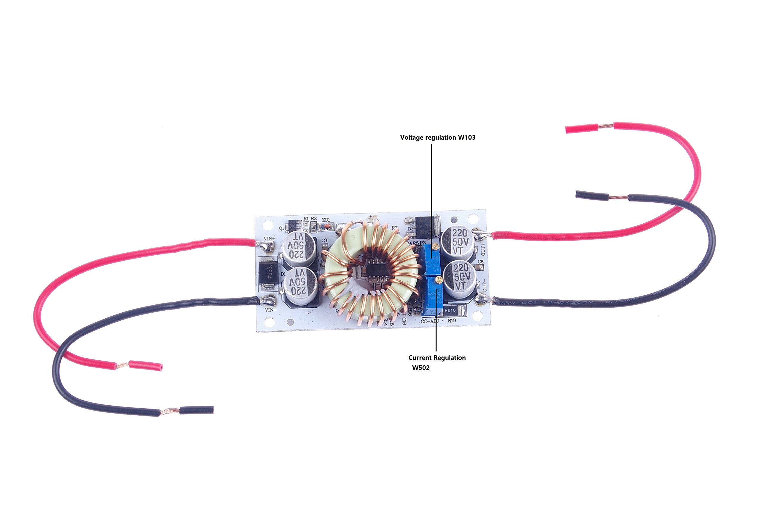 LM YN DC-DC 250W Constant Current Boost Step-up Module Mobile Power Supply LED Driver 10A Max Input 8.5-48V Output 10-50V - View 5 of 6