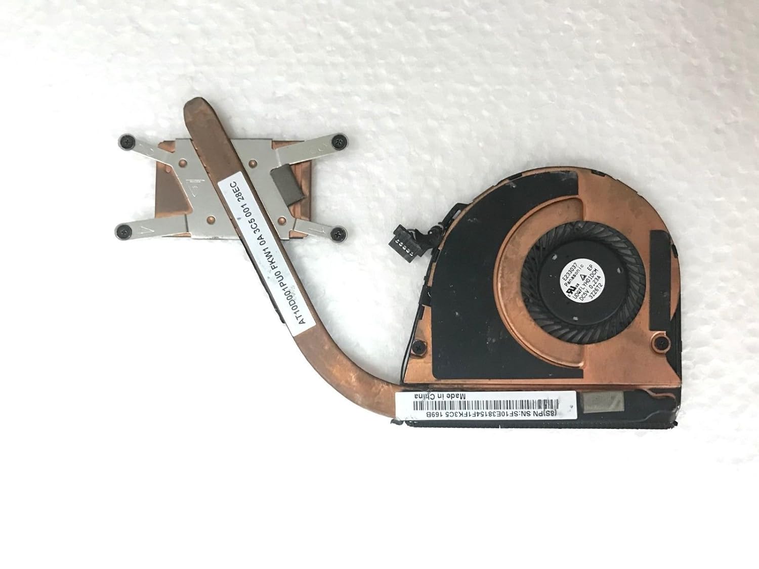 nbparts Lenovo Thinkpad Yoga S1 YOGA 12 CPU Cooling Fan with Heatsink 04X6440 00HT721 00HT722 Replacement Part