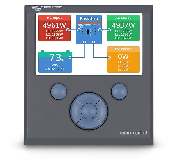 Victron Energy Victron Energy Color Control GX for Efficient System Monitoring and Complete Control Solutions - View 3 of 7