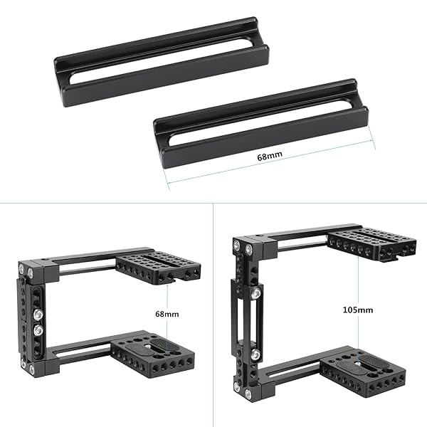 CAMVATE CAMVATE Universal Adjustable Camera Cage for Right and Left Handle Cameras Ideal for Filmmakers and Photographers - View 3 of 7