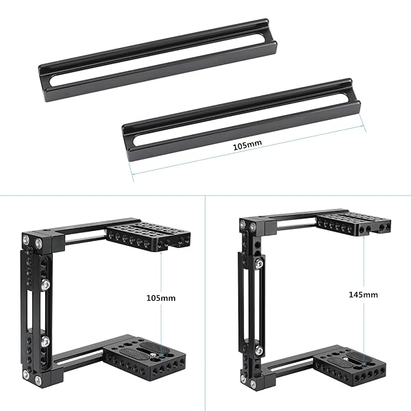 CAMVATE CAMVATE Universal Adjustable Camera Cage for Right and Left Handle Cameras Ideal for Filmmakers and Photographers - View 4 of 7