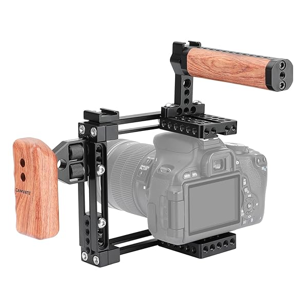 CAMVATE CAMVATE Universal Adjustable Camera Cage for Right and Left Handle Cameras Ideal for Filmmakers and Photographers - View 6 of 7
