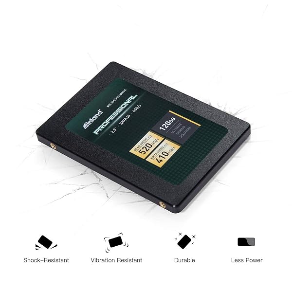INLAND INLAND Professional 120GB SSD 3D NAND SATA III 6Gb/s 2.5 Inch Internal Solid State Drive for Fast Performance - View 6 of 8