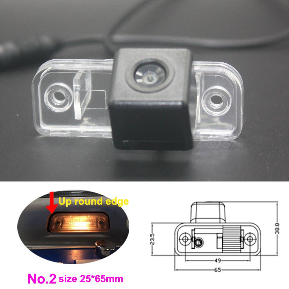 Navinio Waterproof Backup Camera for Mercedes C E CLS Class 170 Degree Angle Rear View License Plate Camera W203 W211 W219 W209 SLK R171 - View 2 of 7