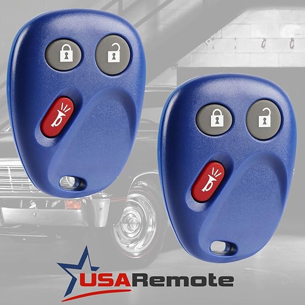 USARemote Key Fob Keyless Entry Remote Set of 2 for Chevy Tahoe Suburban Silverado Avalanche Equinox GMC Sierra Cadillac Escalade Hummer H2 - View 3 of 7