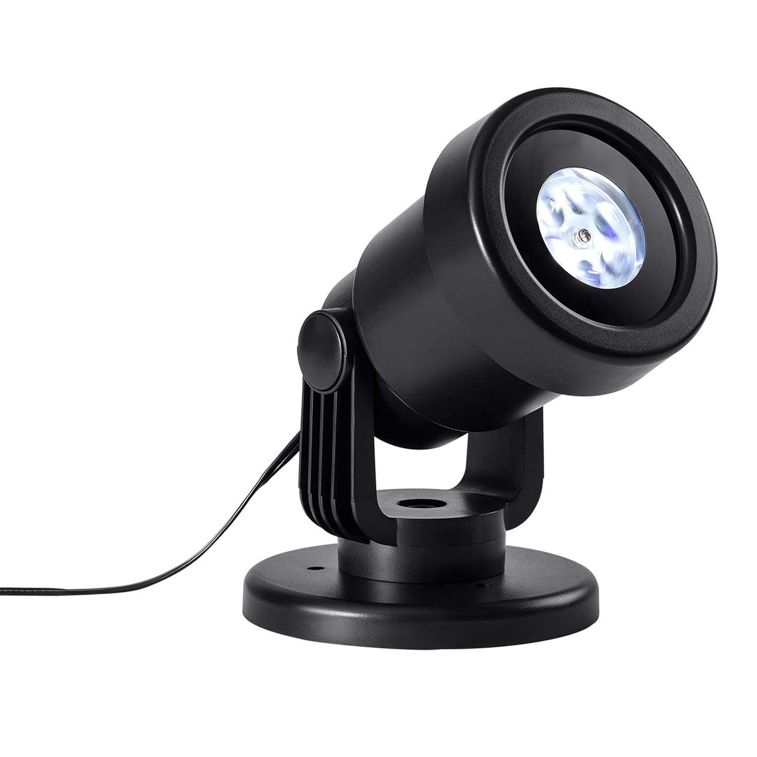 Alpine Corporation Alpine Corporation 16 Inch Tall Outdoor Christmas Snowflake Projector with Cool White LED Lights