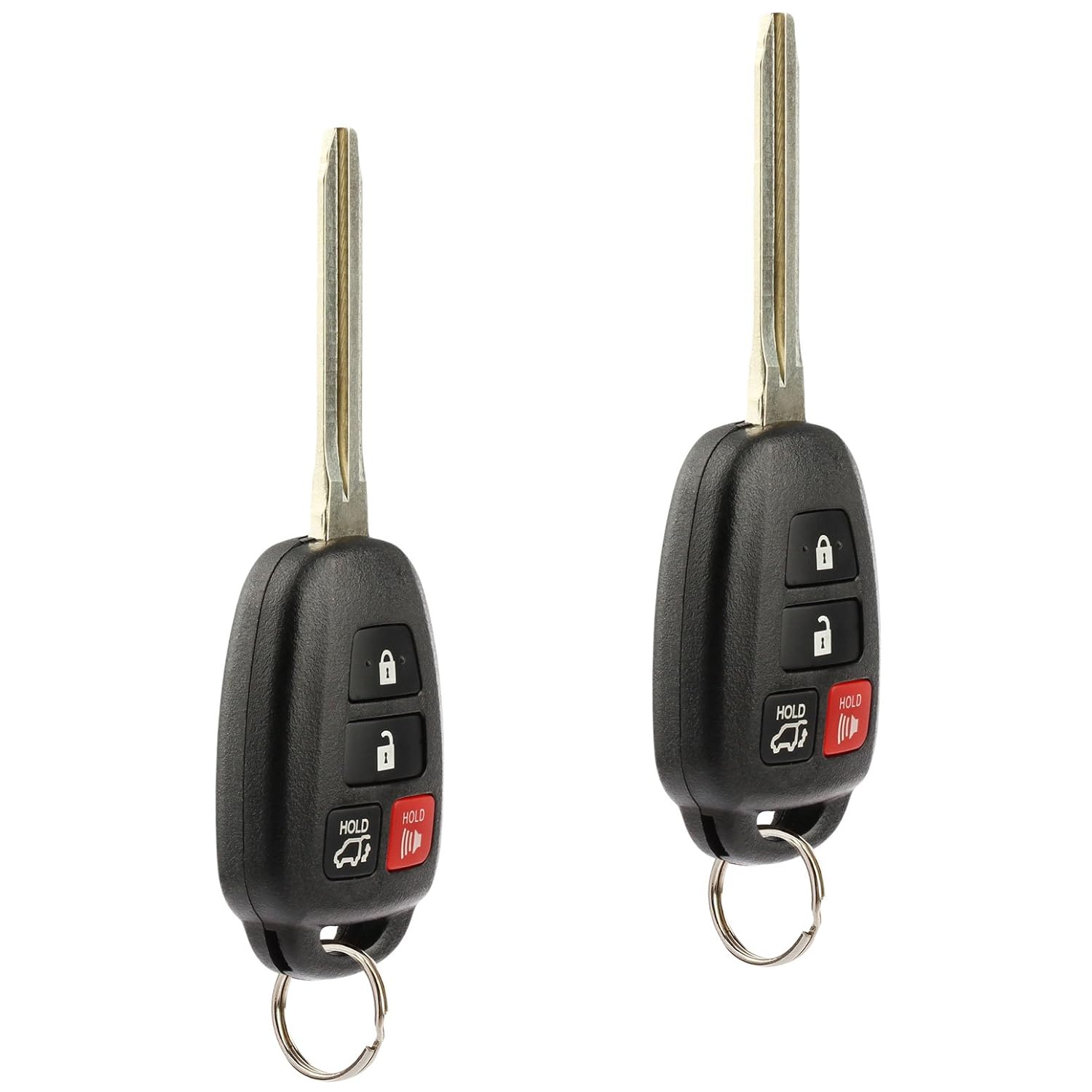 Key Fob Keyless Entry Remote Set of 2 for 2013 to 2017 Toyota Highlander Rav4 GQ4-52T H