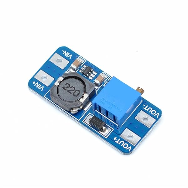 Oiyagai Oiyagai 5pcs MT3608 DC DC Step Up Power Module Booster 2A for Arduino High Efficiency Power Supply - View 3 of 5