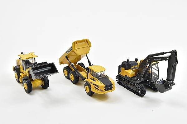 NewRay NewRay Set of 3 Volvo Window Box 32095 Yellow for Car Enthusiasts and Collectors - View 4 of 5