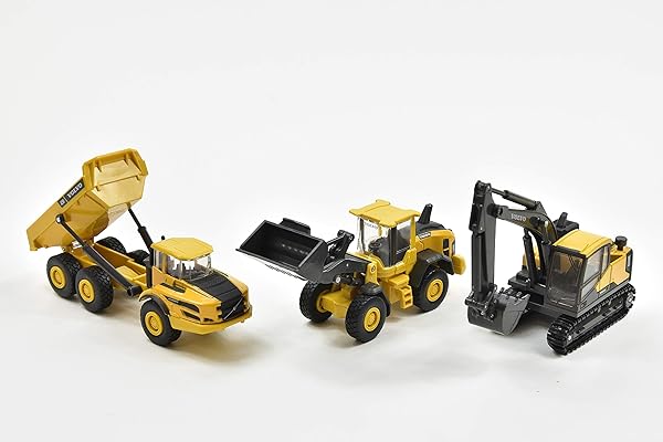 NewRay NewRay Set of 3 Volvo Window Box 32095 Yellow for Car Enthusiasts and Collectors