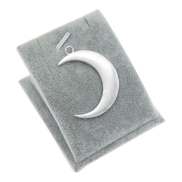 Julie Wang Julie Wang 16pcs Silver Moon Crescent Pendant Charms for DIY Necklace Jewelry - 44x31mm - View 4 of 5