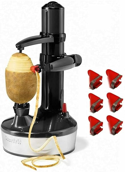 Starfrit Starfrit Rotato Express 2.0 Electric Peeler with 6 Replacement Blades - Updated Model in Black