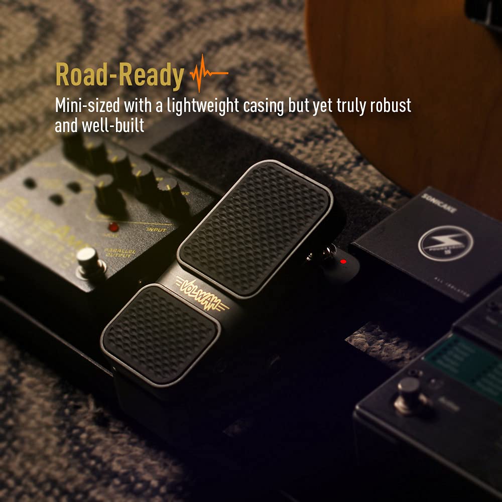 SONICAKE QEP-01 Volwah Active Volume Wah Guitar Effects Pedal for Enhanced Sound Control and Performance - View 6 of 8