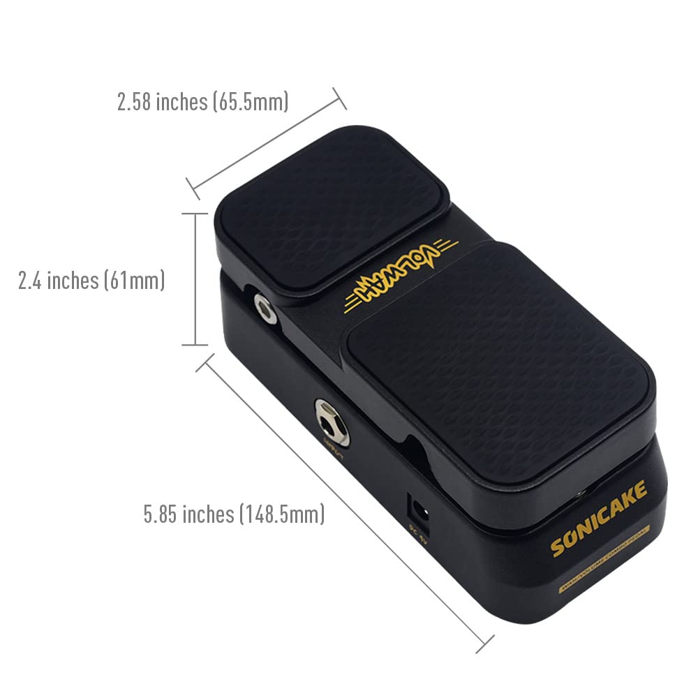 SONICAKE QEP-01 Volwah Active Volume Wah Guitar Effects Pedal for Enhanced Sound Control and Performance - View 8 of 8