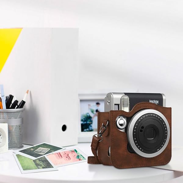 FINTIE Fintie Vegan Leather Case for Fujifilm Instax Mini 90 - Stylish & Durable Camera Cover with Removable Strap - View 9 of 9