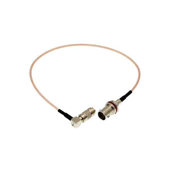 Uonecn HD SDI DIN 1.0/2.3 Right Angle to BNC Female RG179 Cable for Blackmagic HyperDeck Shuttle 75ohm High Quality Connection - View 5 of 10