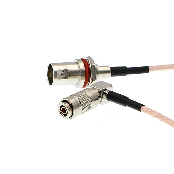 Uonecn HD SDI DIN 1.0/2.3 Right Angle to BNC Female RG179 Cable for Blackmagic HyperDeck Shuttle 75ohm High Quality Connection - View 9 of 10