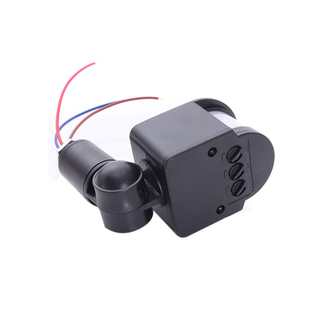 Comidox LED Outdoor Infrared PIR Motion Sensor Wall Light Switch 110-220V 180 Degree 1pc - View 7 of 8