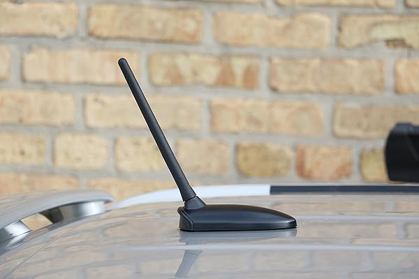 AntennaMastsRus AntennaMastsRus 6 3/4 Inch Car Wash Proof Short Rubber Antenna for Pontiac Vibe 2003 to 2010 with Internal Copper Coil Reception - View 7 of 9