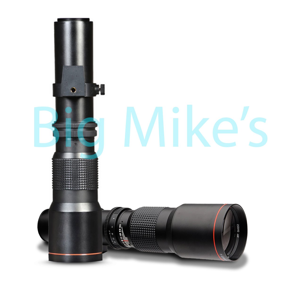 Big Mike's High Power 500mm 1000mm f8 Manual Telephoto Lens with Tripod and Backpack for Canon EOS Cameras - View 2 of 6