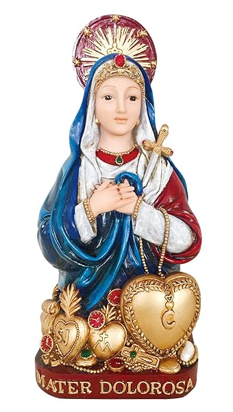 Statues Supplier Santo Mater Dolorosa Statue 6 Inch Orisha Statue for Home Decor and Spirituality