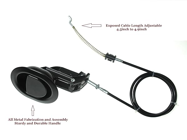 KUANYUOO KUANYUOO All-Metal Sofa Chair Recliner Pull Handle Replacement Parts Adjustable 4.5 to 4.9 Inches Fits Ashley Lazy Boy and More - View 4 of 6