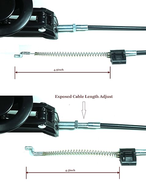 KUANYUOO KUANYUOO All-Metal Sofa Chair Recliner Pull Handle Replacement Parts Adjustable 4.5 to 4.9 Inches Fits Ashley Lazy Boy and More - View 6 of 6