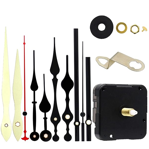 TIKROUND Upgrade Your Clock: TIKROUND 12888 Quartz DIY Wall Clock Movement Kit - Silent Mechanism & Easy Repair Parts