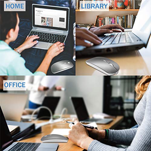 Tsmine Azmall Quiet Wireless Bluetooth Rechargeable Mini Gaming Mouse with 3 Adjustable DPI Levels for Computer Use - View 8 of 8