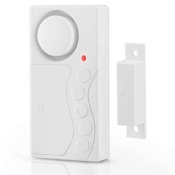 wsdcam WSDCAM Freezer Door Alarm: Adjustable Delay & 108 dB Alert for Open Fridge Safety