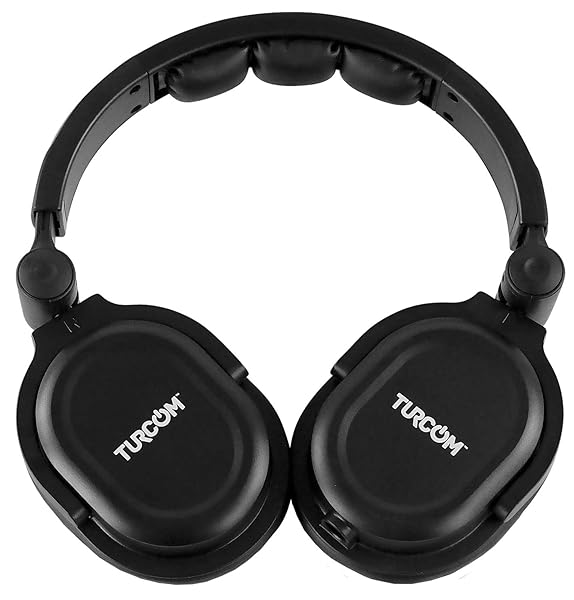 Turcom Turcom Over Ear Wired Gaming Headphones with 50mm Drivers and Microphone Lightweight Adjustable DJ-Style Monitor Headset for Studio Sound - View 7 of 9