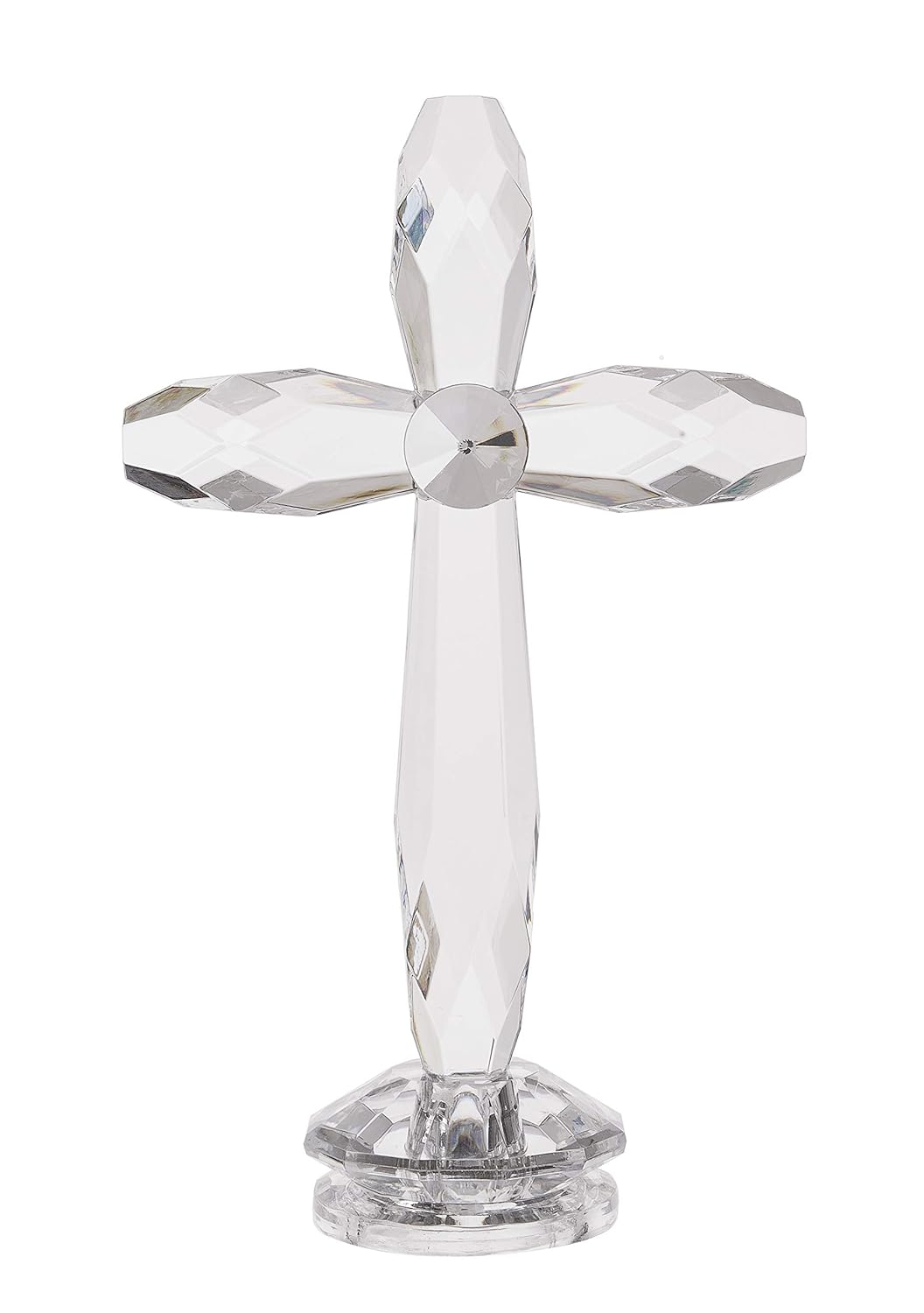 Ganz Ganz Crystal Expressions Cross Figurine Elegant Religious Decor for Home and Gifts