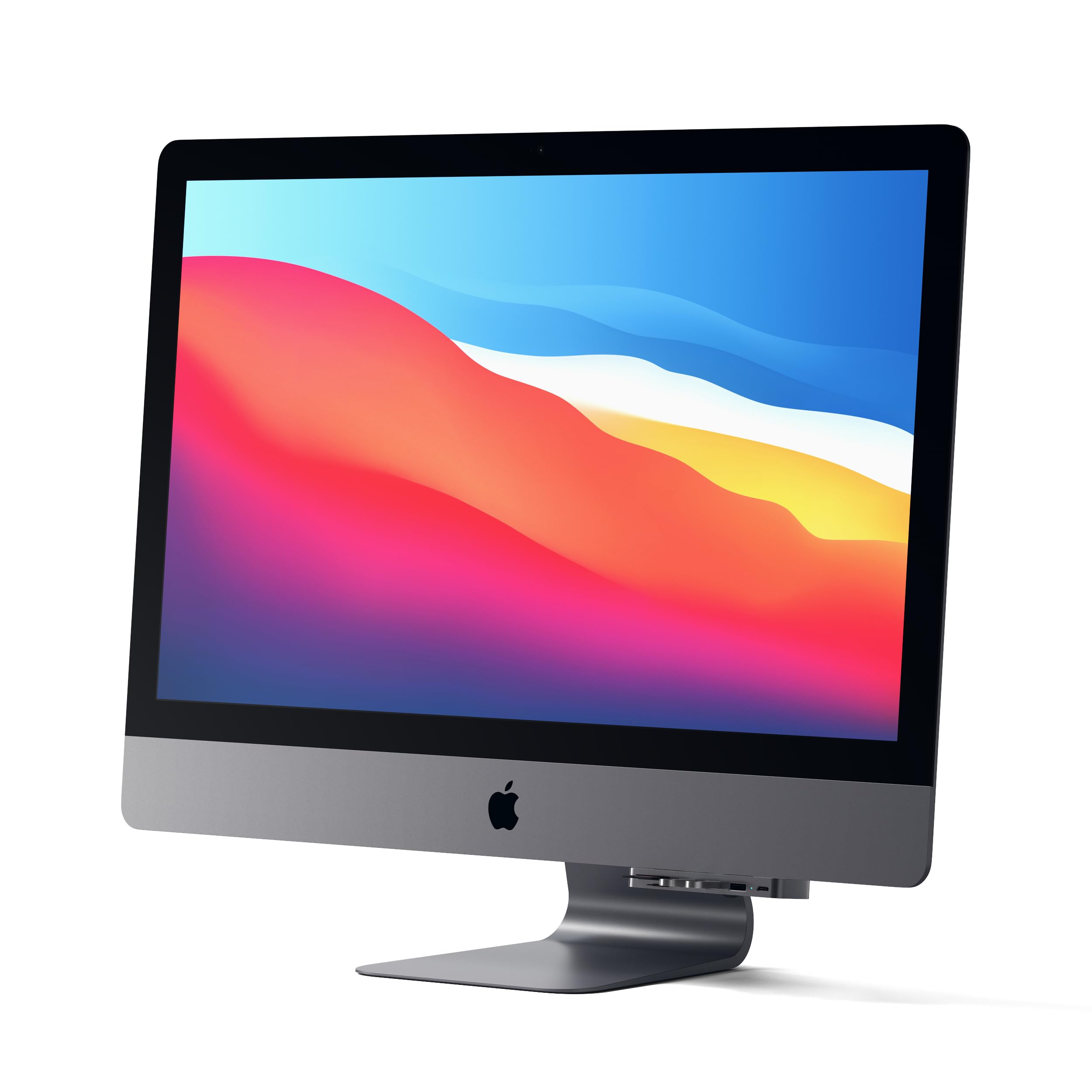 Satechi Satechi Aluminum Type-C Clamp Hub Pro: USB-C, USB-A, Micro/SD Reader for 2017-2020 iMac & iMac Pro - Not for 2021 Model - View 6 of 6