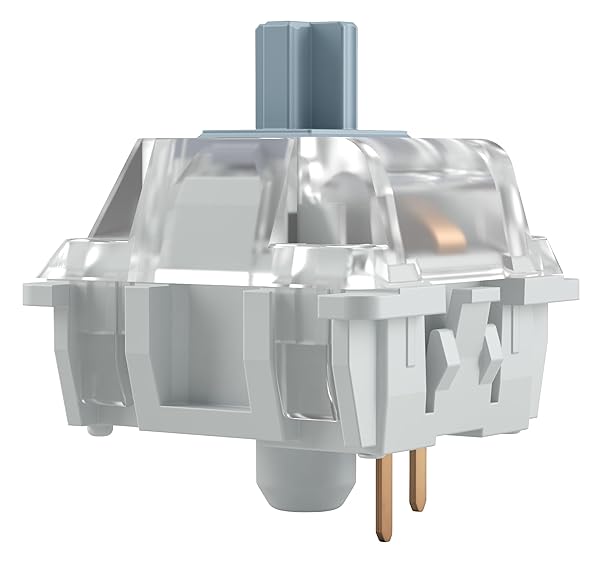 GLORIOUS Buy Kailh Speed Silver Mechanical Keyboard Switches - Ultra-Fast Linear 120-Pack for Competitive Gaming - View 3 of 7