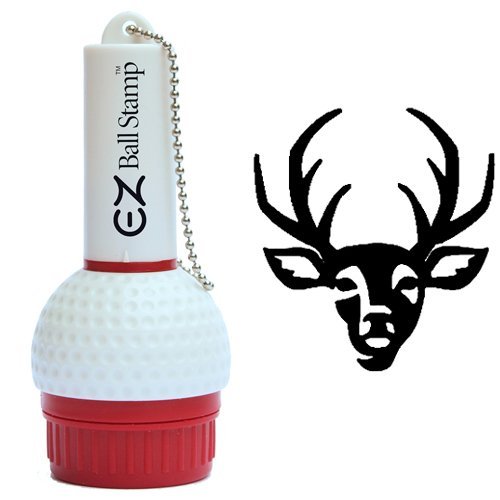 ProMarking ProMarking EZBallStamp Golf Ball Marker - Black Deer Design for Easy Identification
