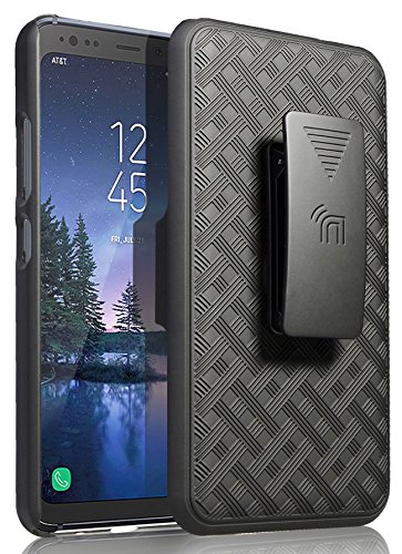 Nakedcellphone Galaxy S8 Active Case with Clip and Kickstand Cover by Nakedcellphone with Belt Hip Holster for Samsung Galaxy S8 Active SM-G892A SM-G892U - View 2 of 7