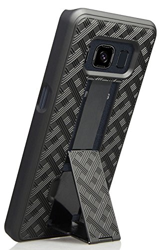 Nakedcellphone Galaxy S8 Active Case with Clip and Kickstand Cover by Nakedcellphone with Belt Hip Holster for Samsung Galaxy S8 Active SM-G892A SM-G892U - View 3 of 7