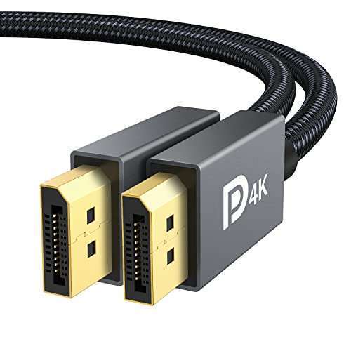 IVANKY IVANKY 6.6ft VESA Certified DisplayPort Cable - 4K@60Hz, 144Hz for Gaming Monitors & PCs