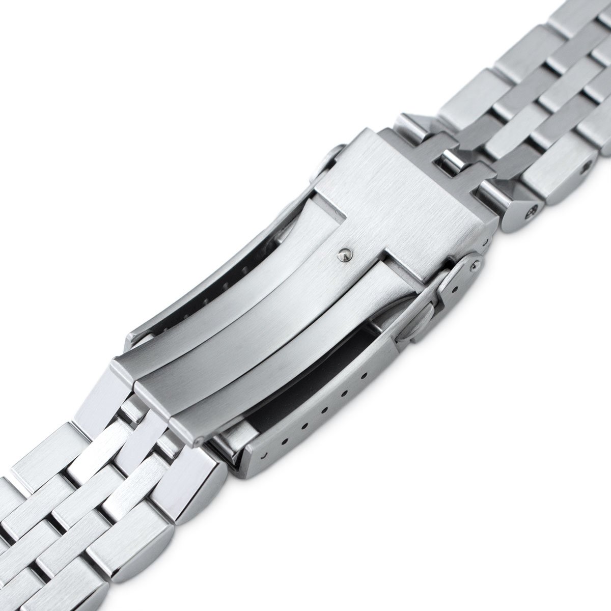 Strapcode MiLTAT 20mm Angus JUB Watch Band for Seiko Alpinist SARB017 SPB155 SBEJ005 Hamilton Khaki H70455733 - View 7 of 7