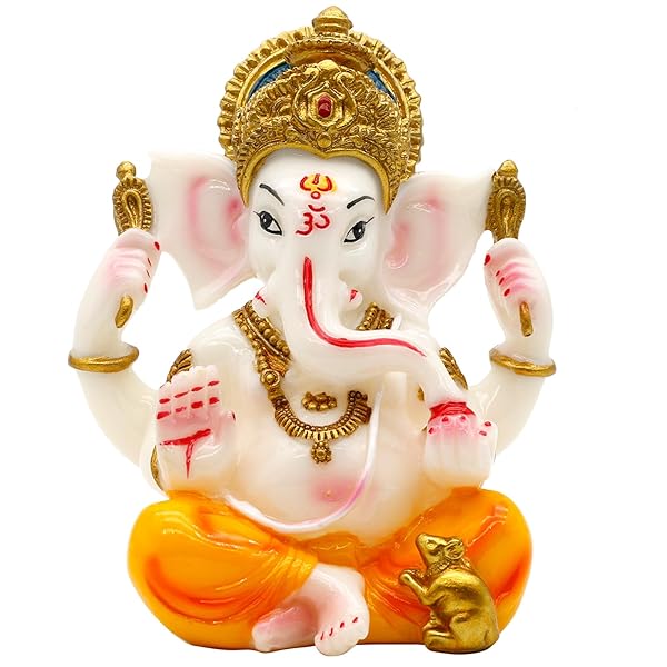 alikiki Buy Hindu Lord Ganesha Idol - Perfect Diwali Gifts & Home Temple Decor for Pooja, Weddings & Yoga Rooms